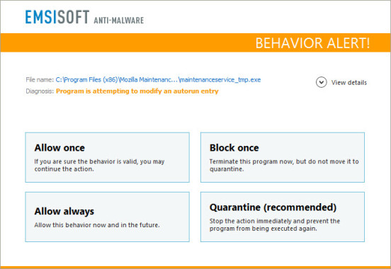 Behaviour Alert