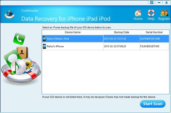 Extract iPhone Backup file