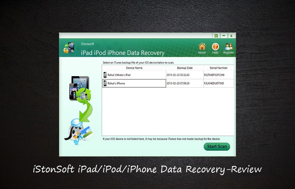 iStonSoft iPad/iPod/iPhone Data Recovery-Review