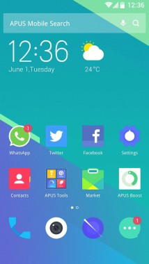 APUS Launcher home screen