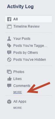 Erasing Facebook History