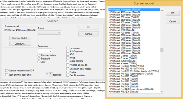 Supported Scanners