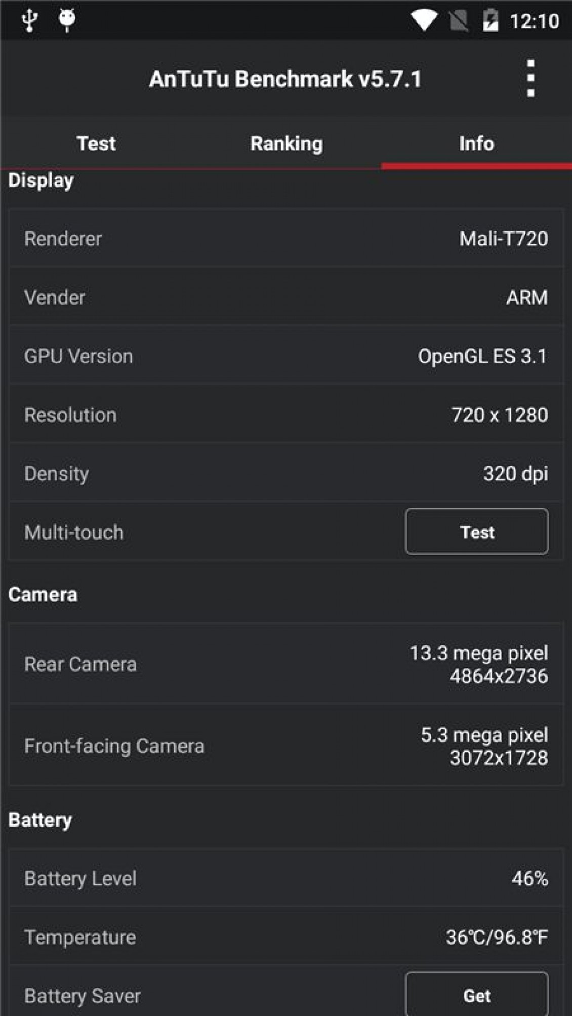 VKWORLD VK6050 Antutu Benchmarks Score