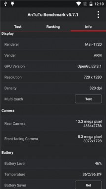 VKWORLD VK6050 Antutu Benchmarks Score
