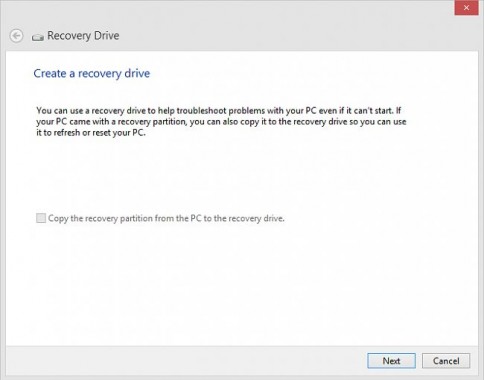 Recovery Drive In Windows 10