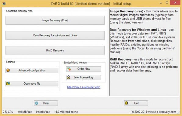 ZAR X Data Recovery