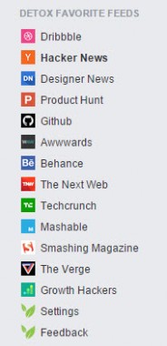 Detox Supported Websites