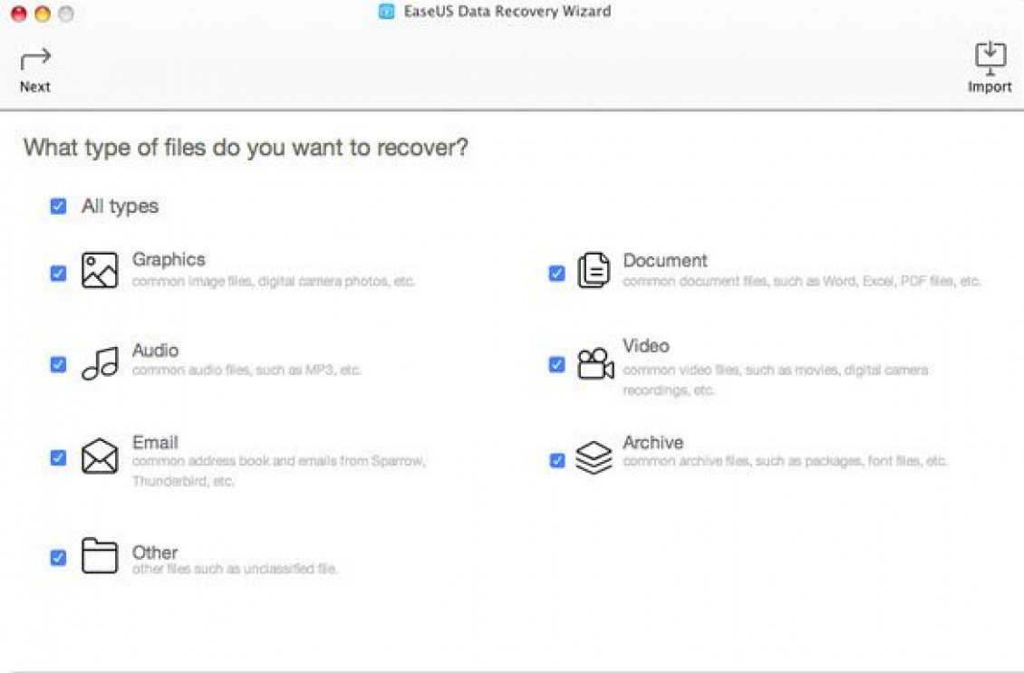 Recovery Wizard