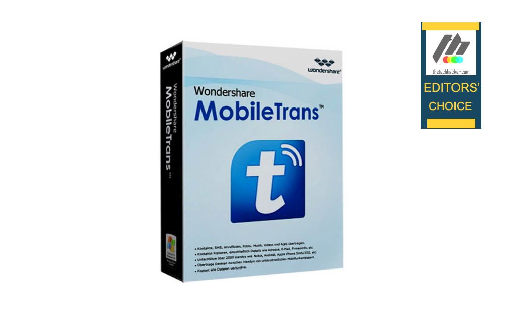 Wondershare Mobiletrans Trial Licence Version