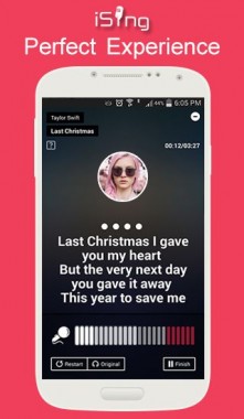 iSing Android App Features
