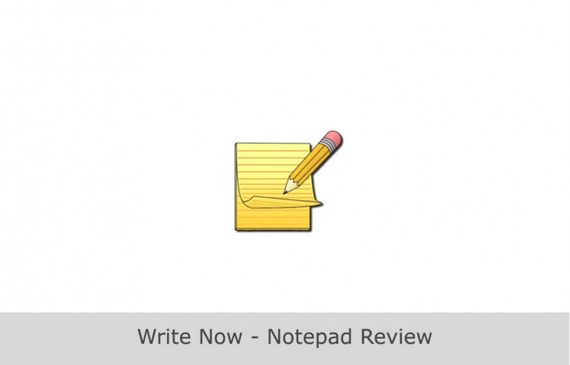 Note For Write Now Sponsored App Review - Write Now - Notepad