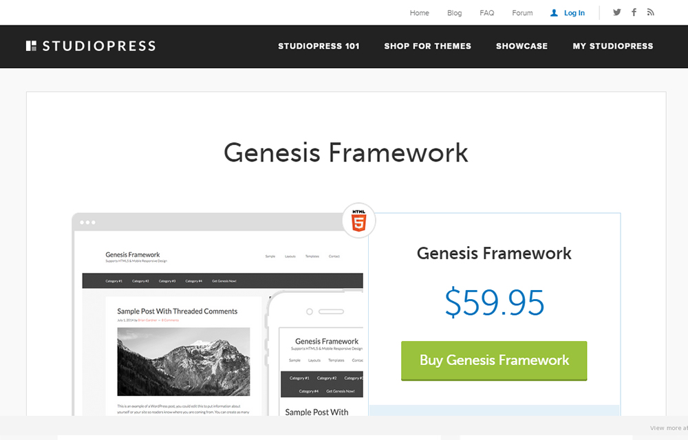 Genesis Framework WordPress Theme Review