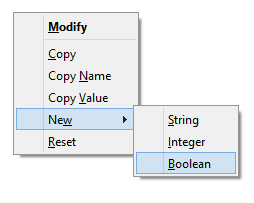 Mozilla firfox, Boolean