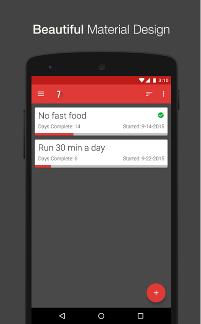 7 Weeks - Habit & Goal Tracker App Review