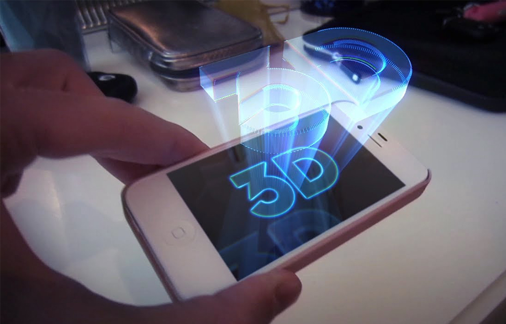 Smartphone 3D projection