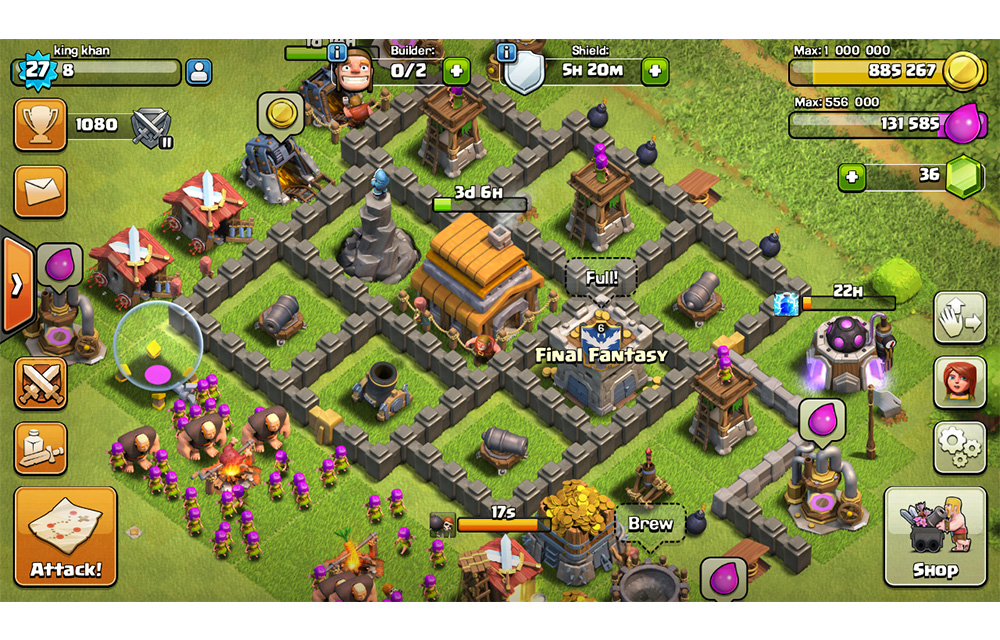 Clash of Clans Screenshot-gold