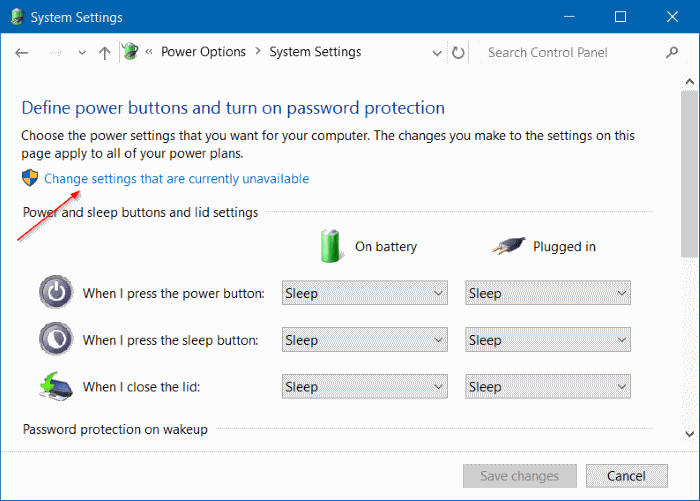 Enable Hibernate in Windows 10 - Step 4