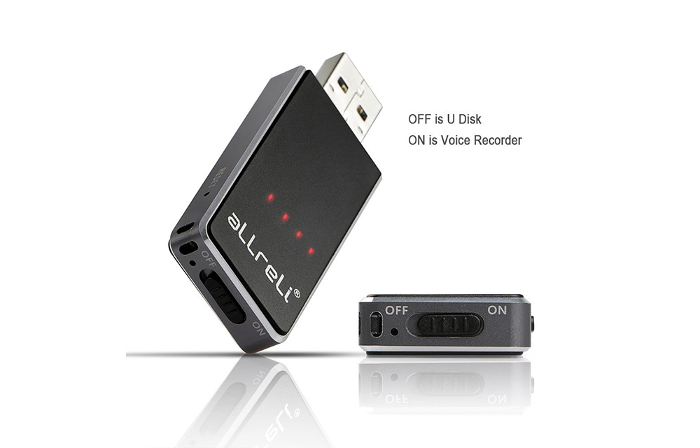 aLLreLi 8GB USB Voice Recorder-2