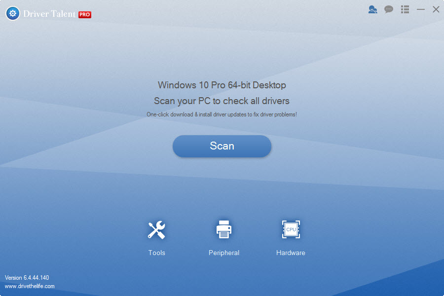Driver Talent Pro Home