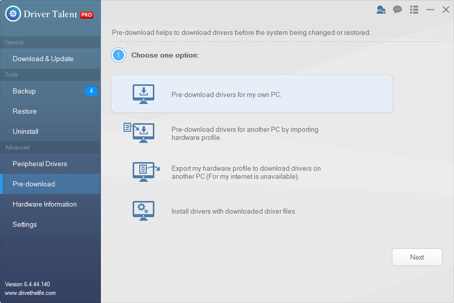 Driver Talent Pro Pre-download