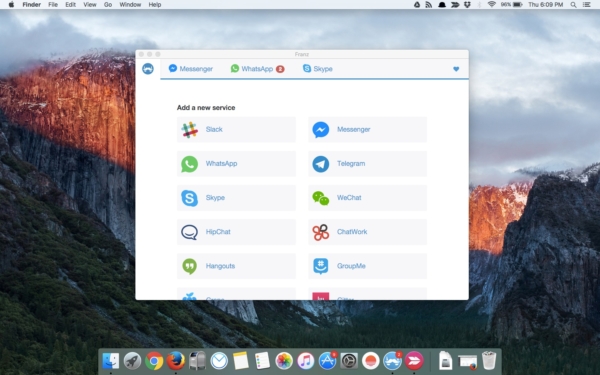Franz - A complete messenger app with multi platform support