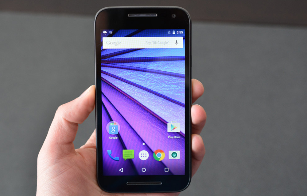 How to take screenshots in Motorola Moto g3