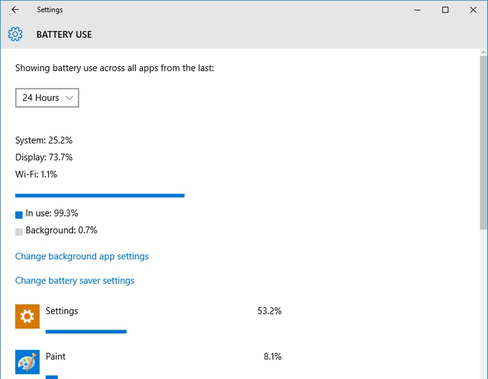 Windows 10 battery usage -3