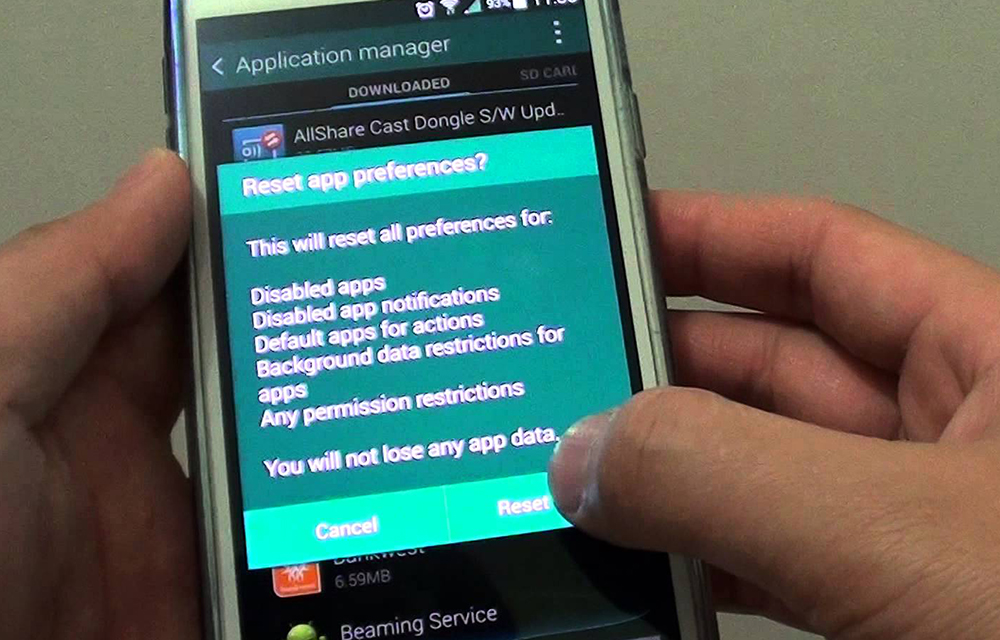 How to Reset App preferences in your Android smartphone