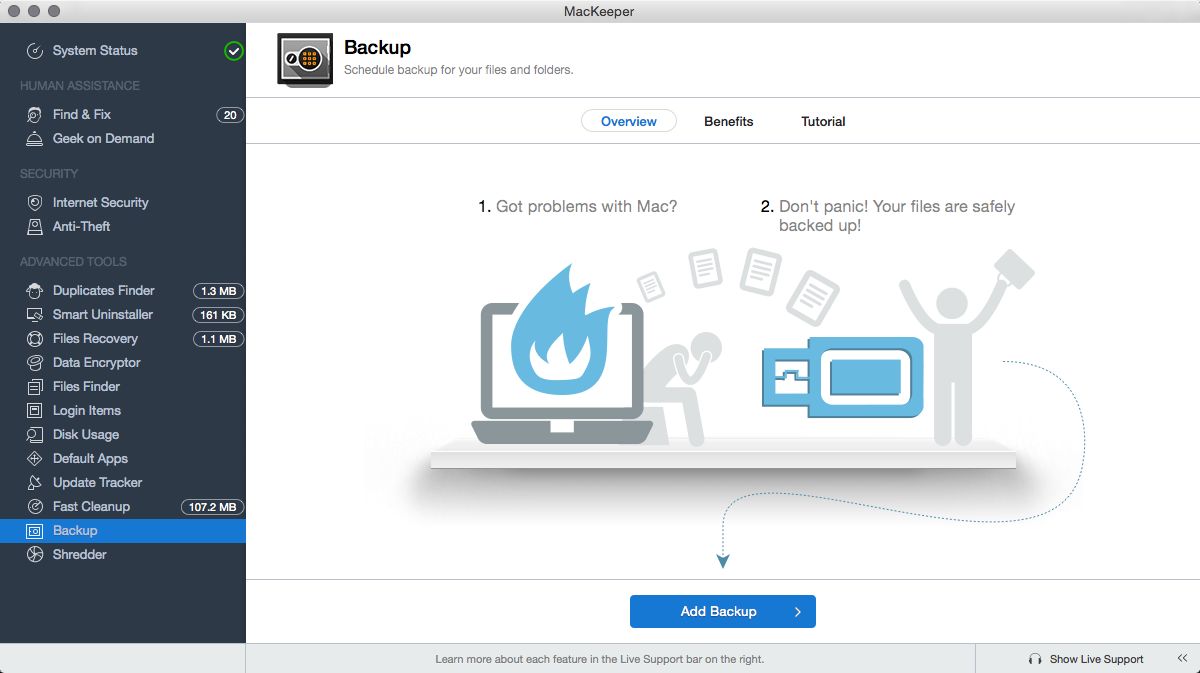 7. Backup