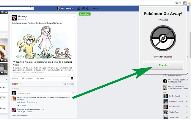 Block Pokemon Go Away