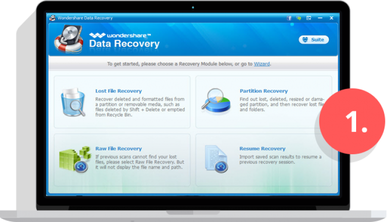 Data Recovery Step 1
