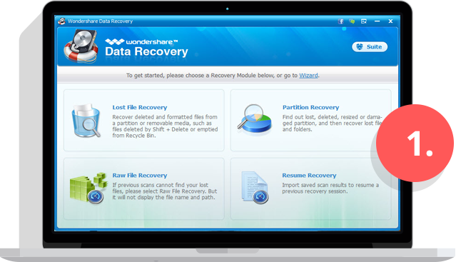 Data Recovery Step 1