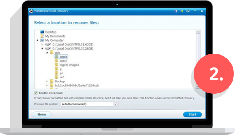 Data Recovery Step 2