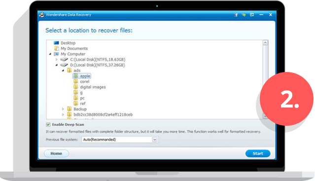 Data Recovery Step 2