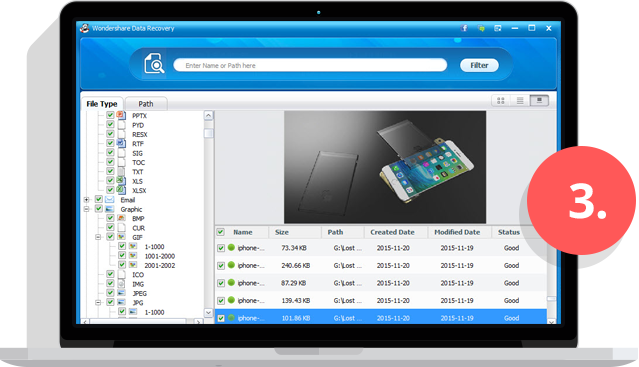 Data Recovery Step 3