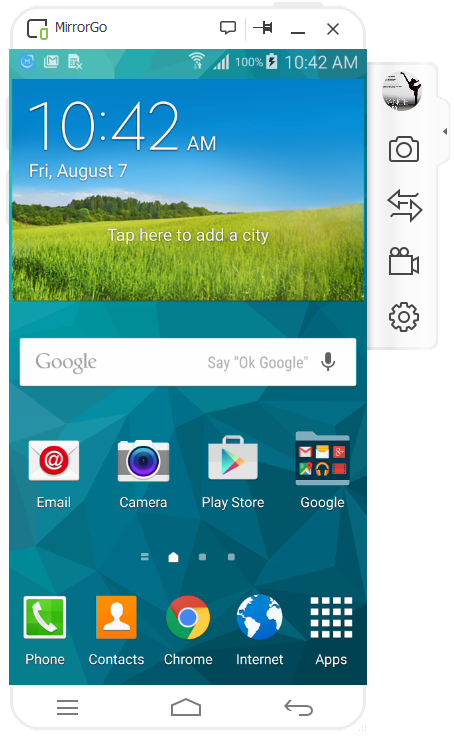 Wondershare Dr fone MirrorGo