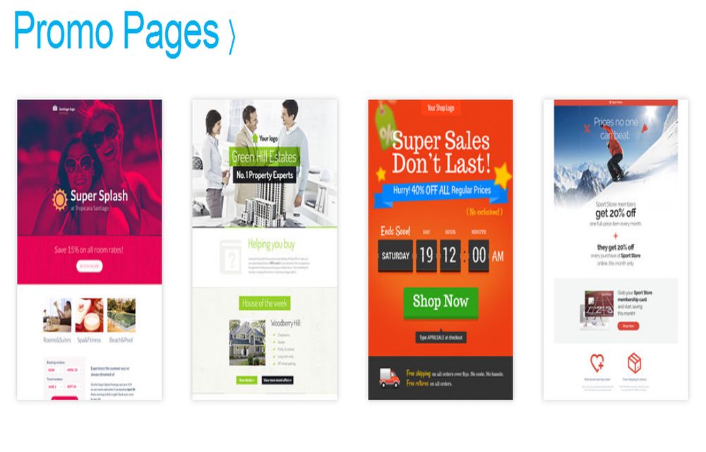 7. GR_Landing page Templates