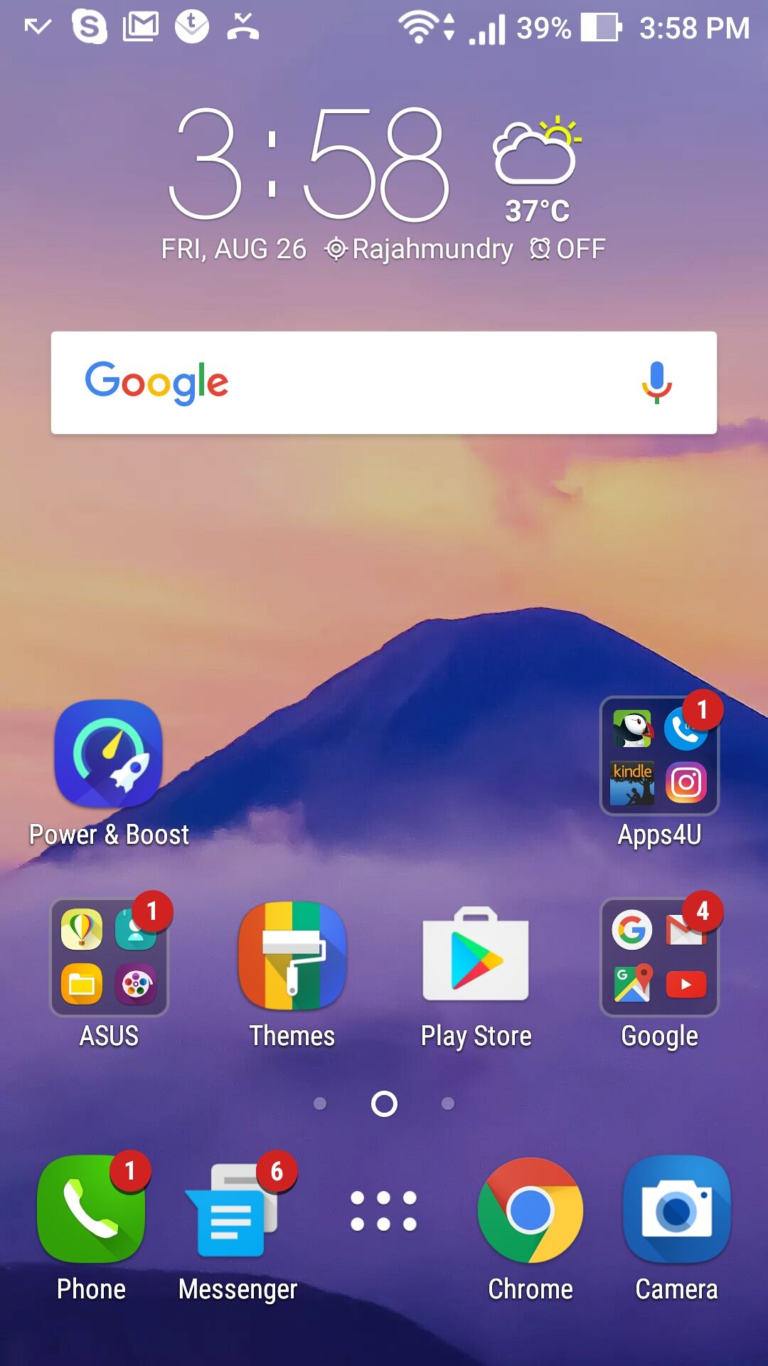 Asus Zenfone 3 Home UI