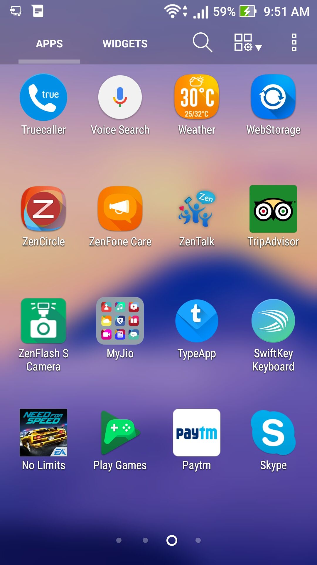 Asus Zenfone 3 UI Apps List