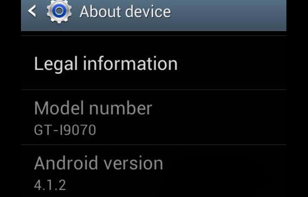 Check Current Android Version of your Device