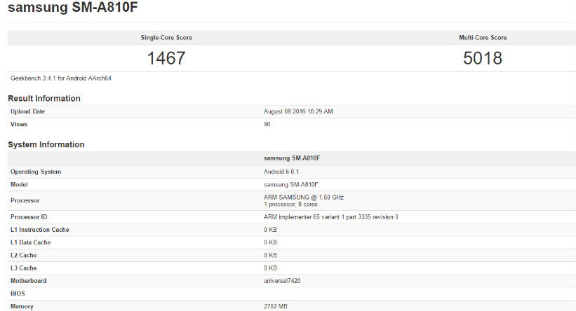 Samsung SM-A810F
