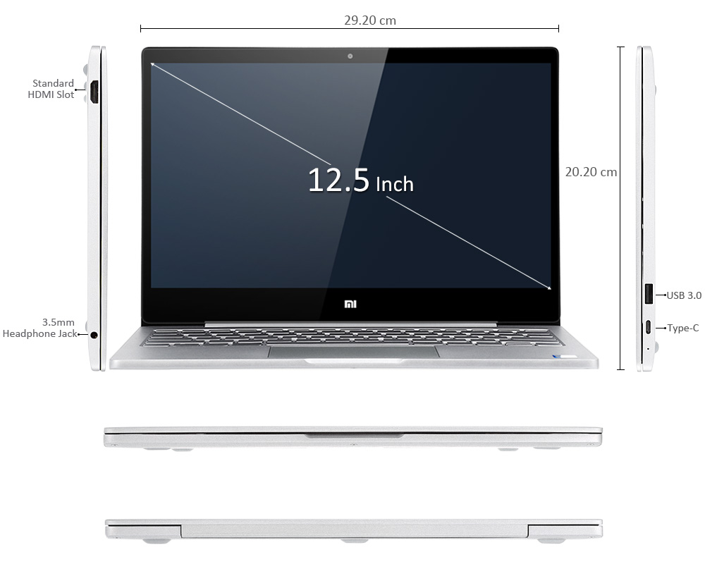 Xiaomi Air 12 Laptop Overview