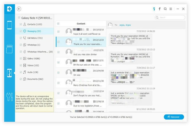 Android message recovery Android message recovery