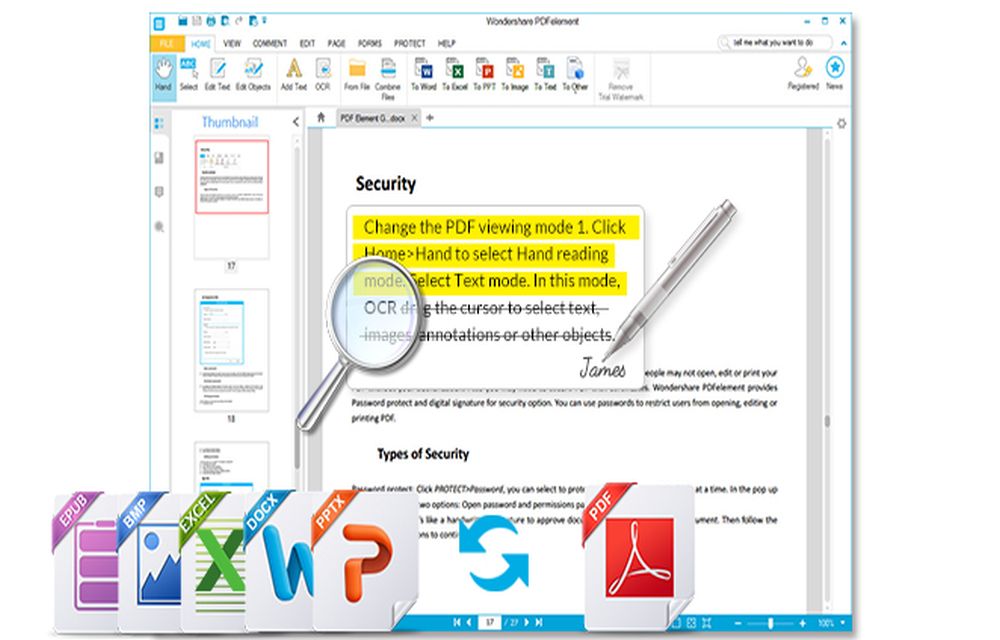 Wondershare PDFelement Makes an Easy Way for PDF Editing