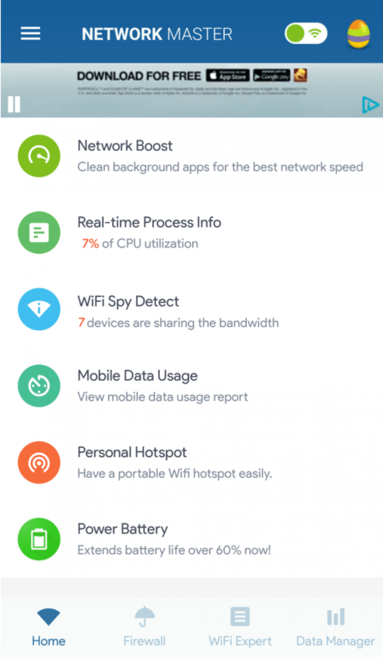 network-master-speed-test-app-scan-process-stop