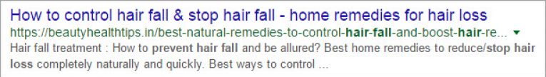 Example for non-SEO Friendly Title - 1