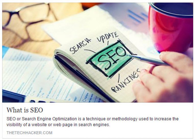 Title Tag in SEO Social Share Example