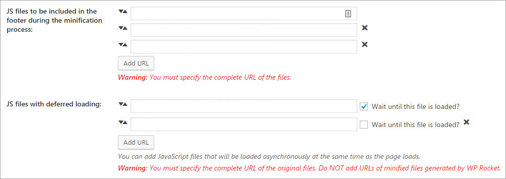 WP Rocket JS Deferring