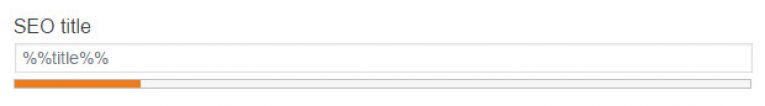 Yoast SEO Title Box