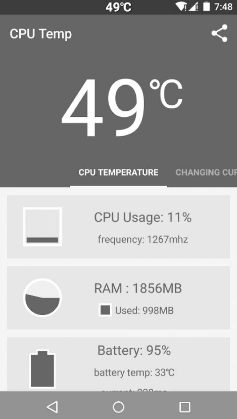 Battery Temperature In Android